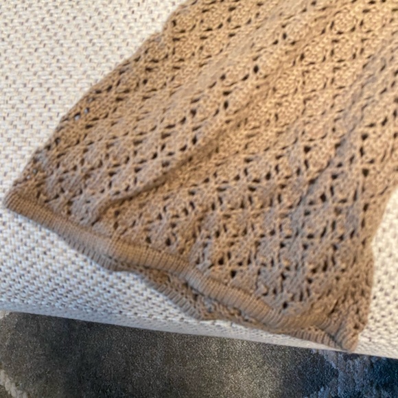 NWT Crochet Maxi Dress - Taupe Brown - Picture 12 of 16